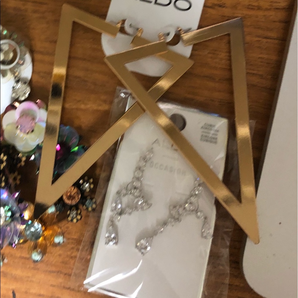 NWT Aldo triangle earring